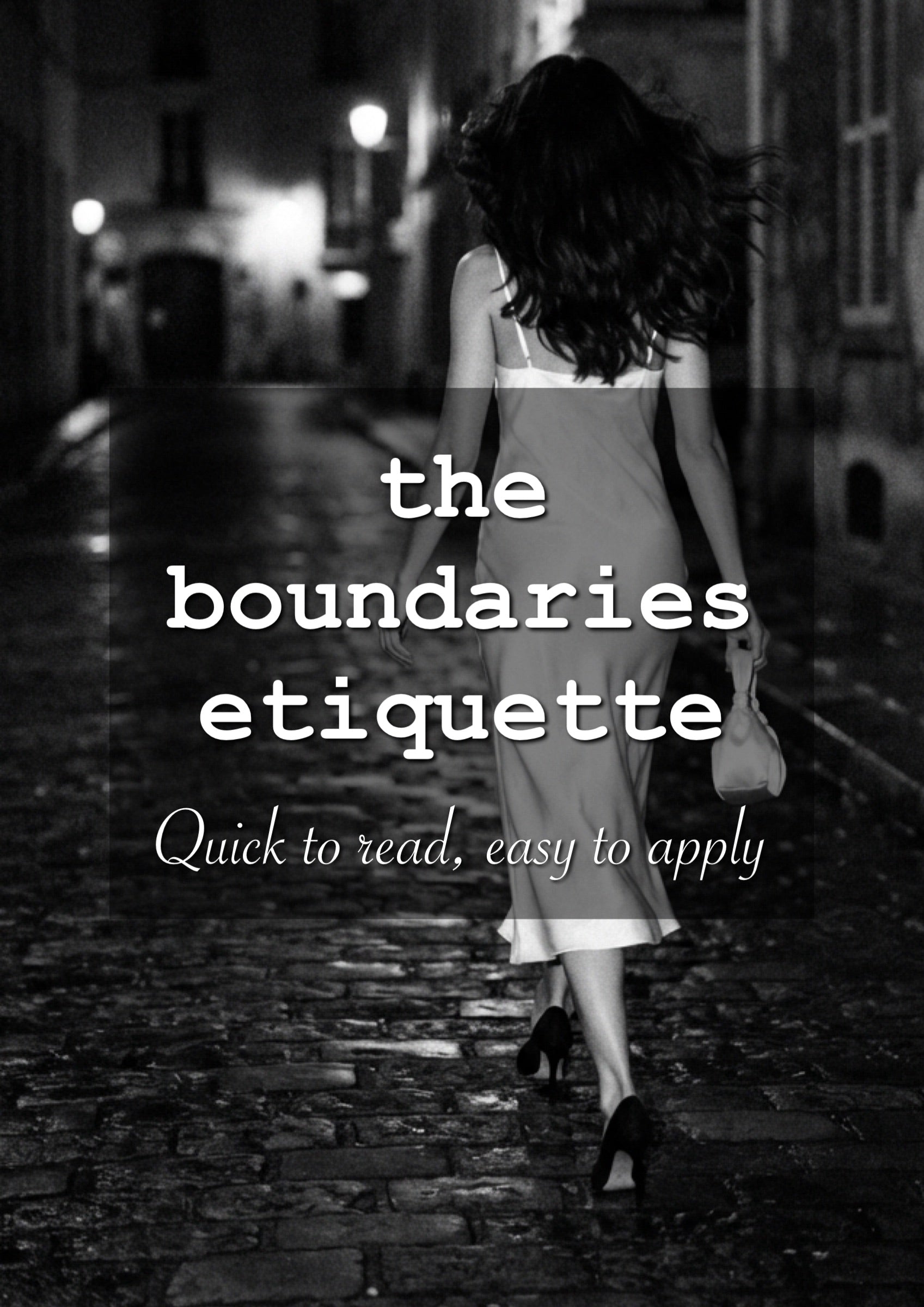 Self-respect: the boundaries etiquette