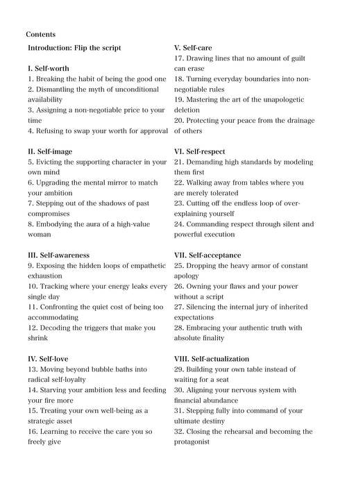 Ebook: The 8 self pillars method